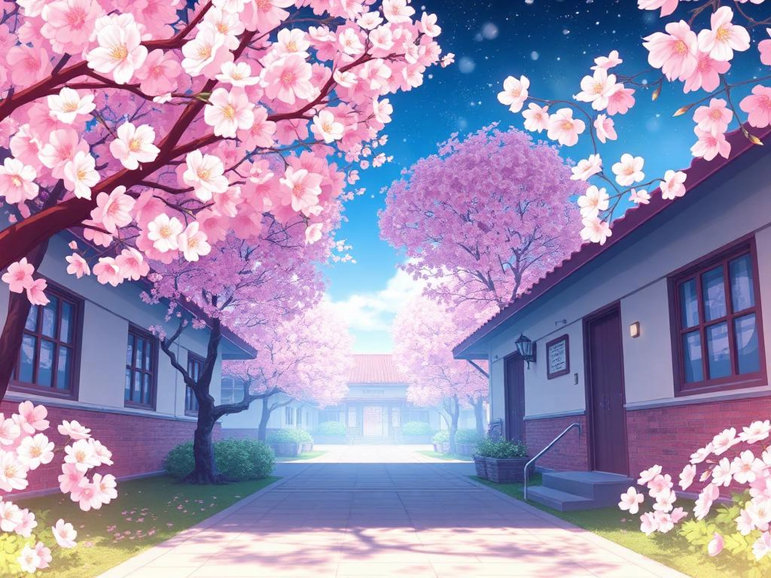 樱花校园场景